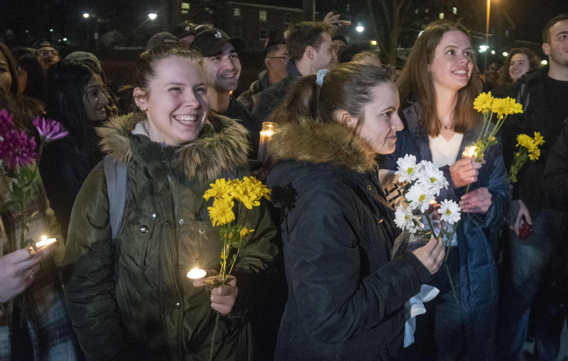 Taco Bell vigil, flowers